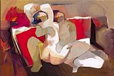 Hessam Abrishami Canvas Paintings - Closer Hearts
